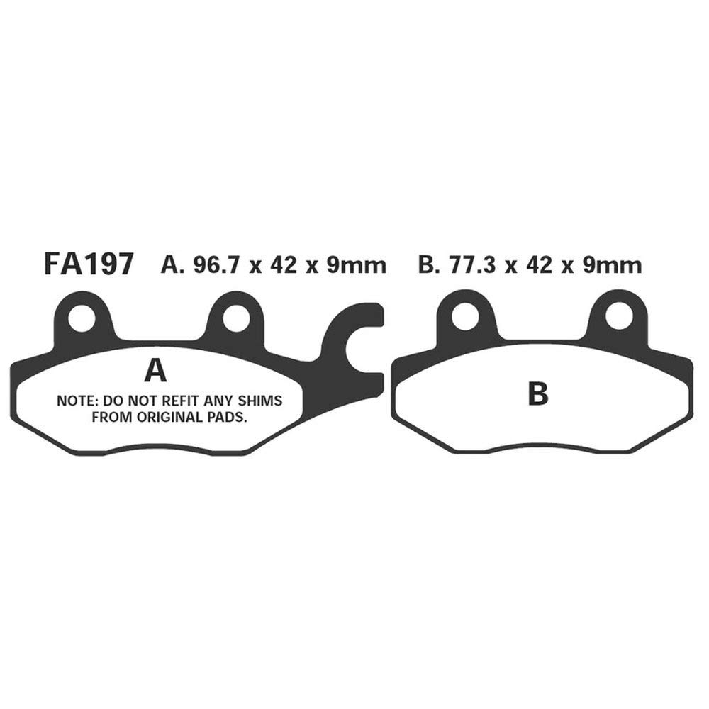 EBC Bremsbeläge Blackstuff Bremsbeläge (organisch) von EBC Brakes