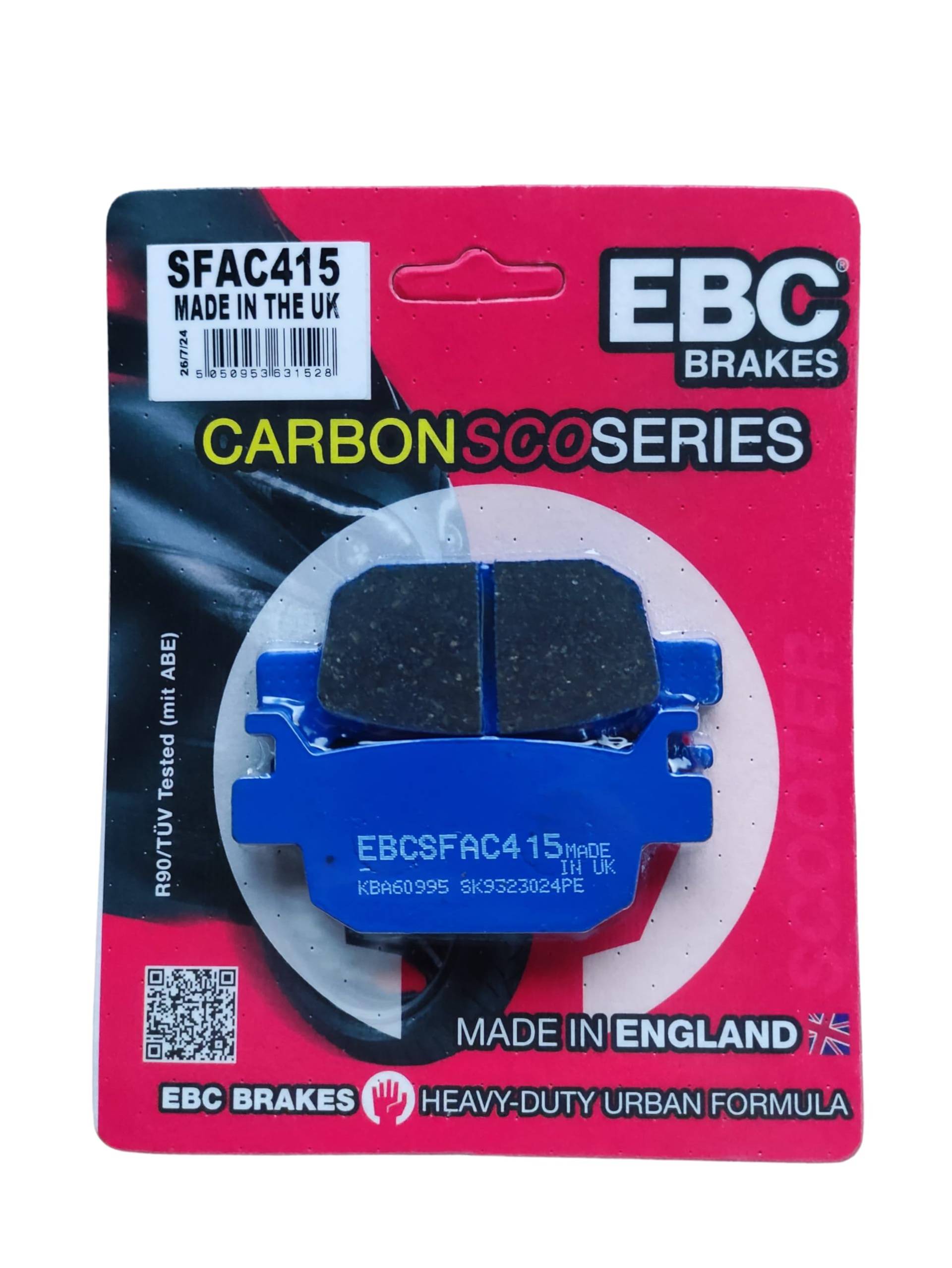 EBC Bremsbeläge Scooter Carbon-Bremsbeläge (organisch) von EBC Brakes