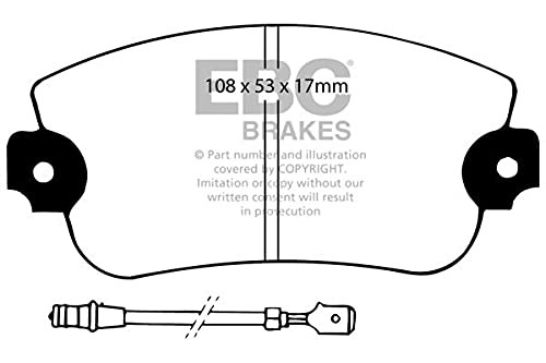 Satz EBC Yellowstuff Bremsklötze DP41339 von EBC Brakes