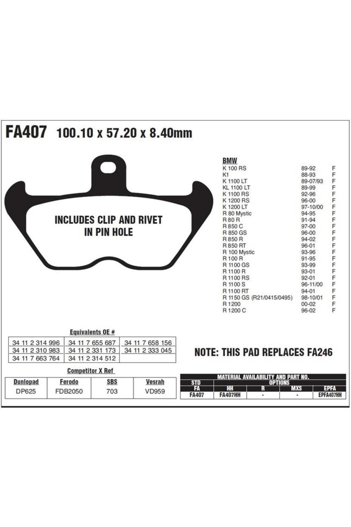 Ebc Ebc208000 Bremsbeläge von EBC Brakes