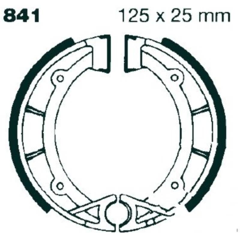 Bremsbacken mit feder ebc 841g von EBC