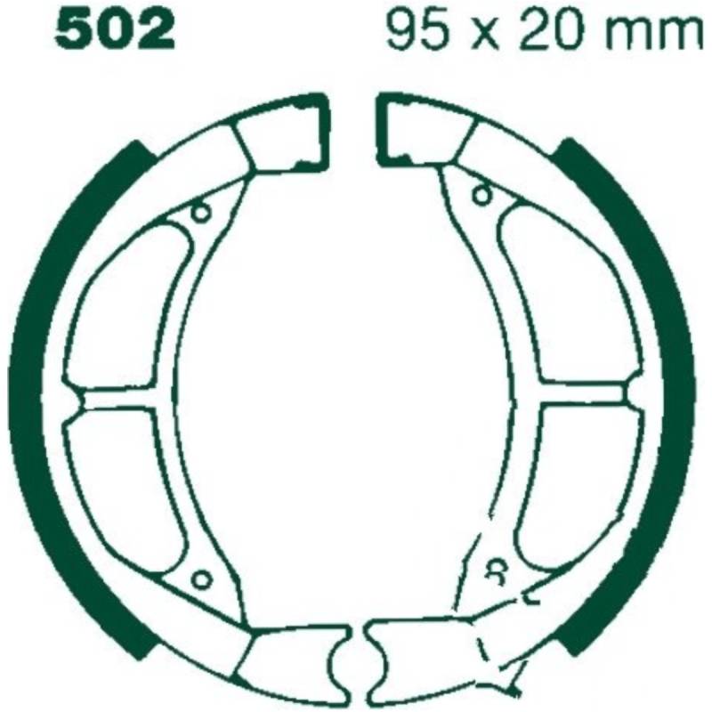 Bremsbacken mit feder ebc y502 von EBC