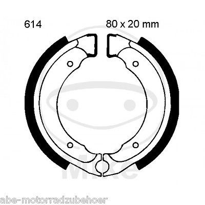 Bremsbacken vorne Suzuki LT-A 50 Quadmaster Bj. 2002-2005 von EBC