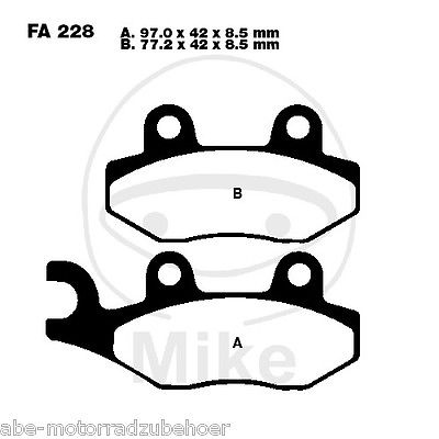 Bremsbeläge vorne Kreidler RMC-E Sport Florett 125 2008 von EBC