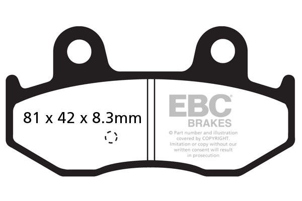 EBC Brake Pad Carbon Scooter von EBC