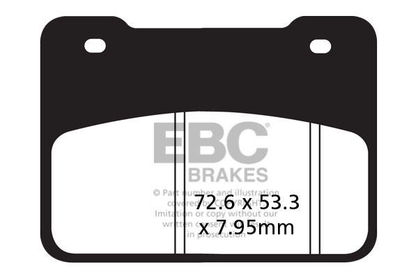 EBC Brake Pad Sfa Org Scooter von EBC