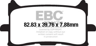 EBC Brake Pad Sintered Hh von EBC