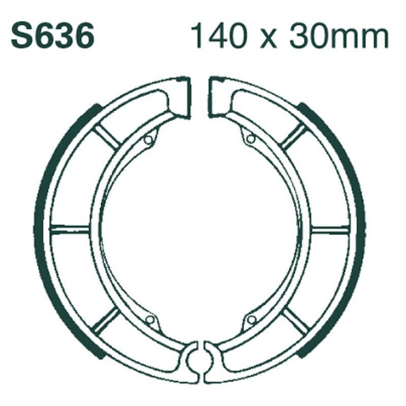 EBC Bremsbacken 636 von EBC