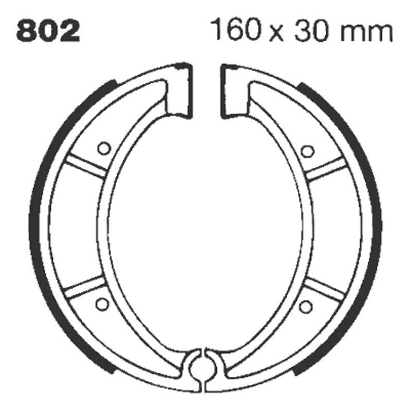 EBC Bremsbacken 802G von EBC