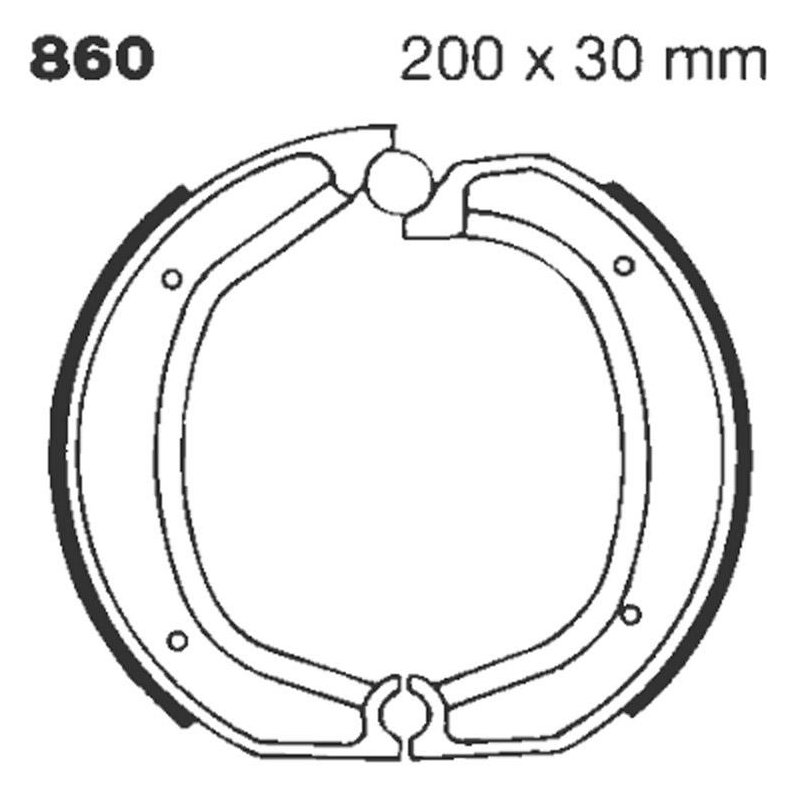 EBC Bremsbacken 860 von EBC