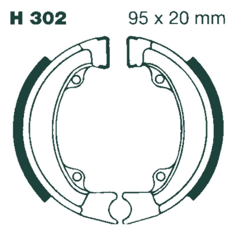 EBC Bremsbacken H302 von EBC