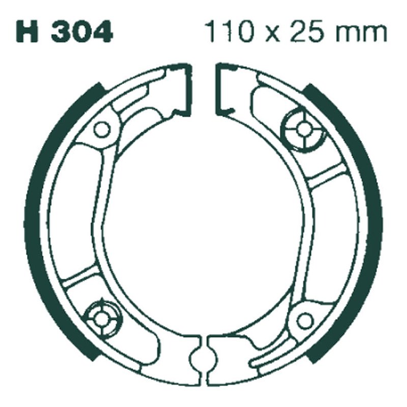 EBC Bremsbacken H304 von EBC