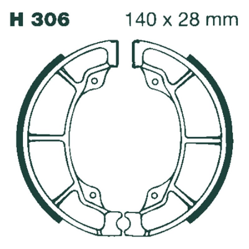 EBC Bremsbacken H306 von EBC