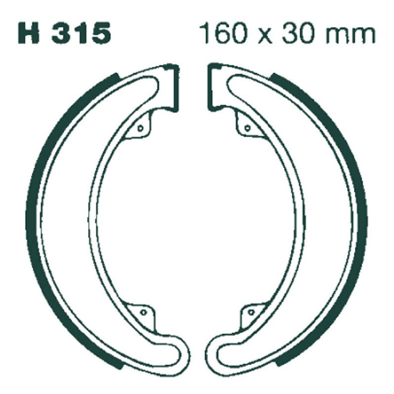 EBC Bremsbacken H315 von EBC