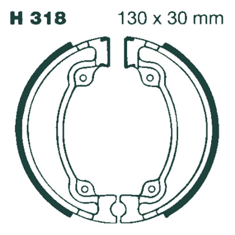 EBC Bremsbacken H318 von EBC