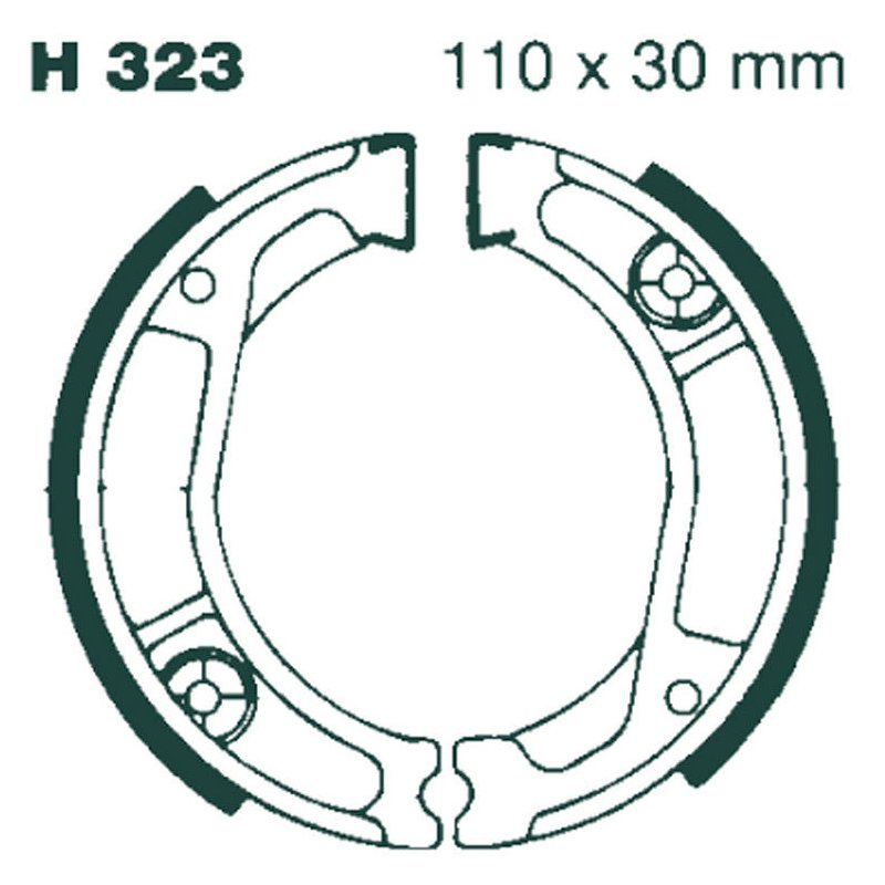 EBC Bremsbacken H323 von EBC