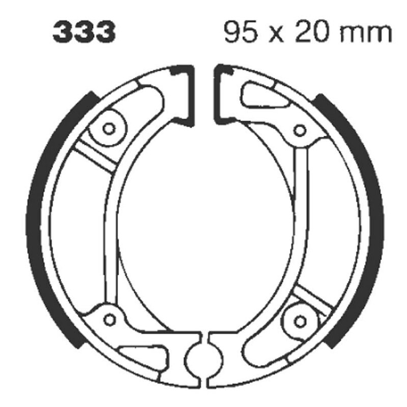 EBC Bremsbacken H333G von EBC