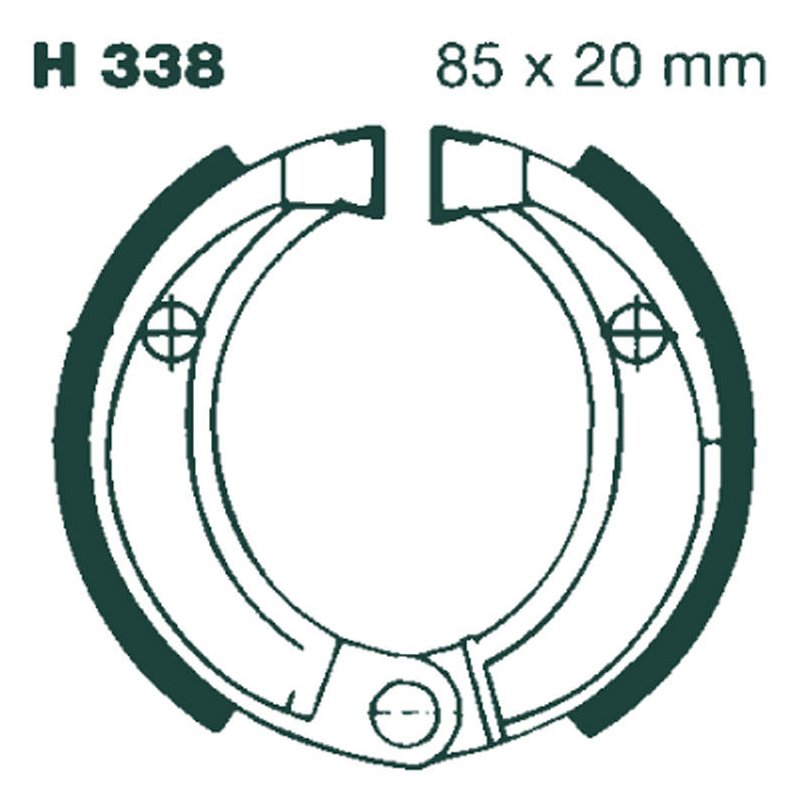 EBC Bremsbacken H338 von EBC