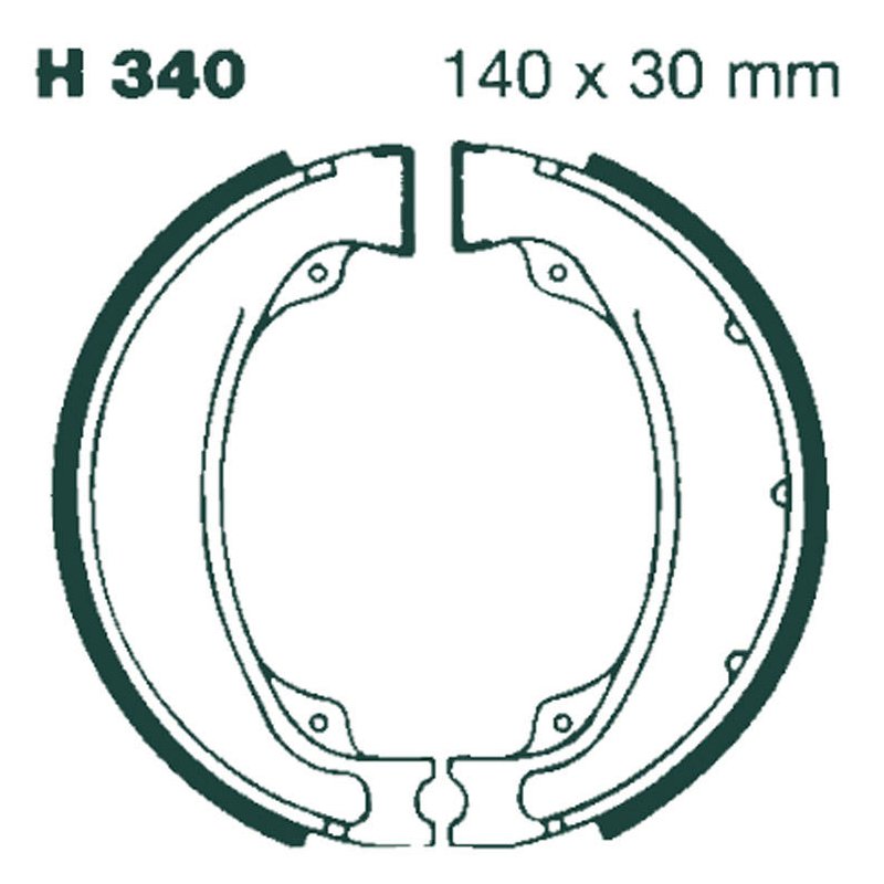 EBC Bremsbacken H340 von EBC