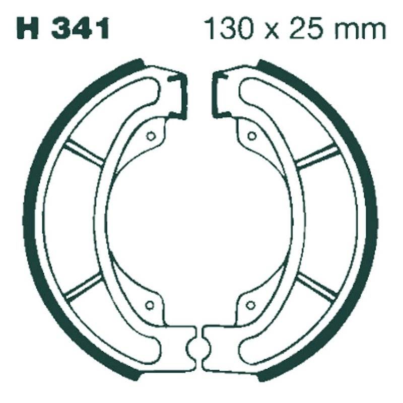 EBC Bremsbacken H341 von EBC