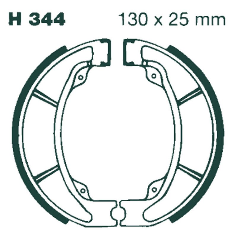 EBC Bremsbacken H344 von EBC