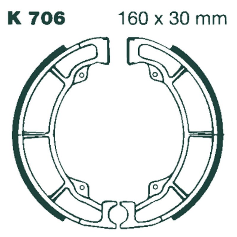 EBC Bremsbacken K706 von EBC