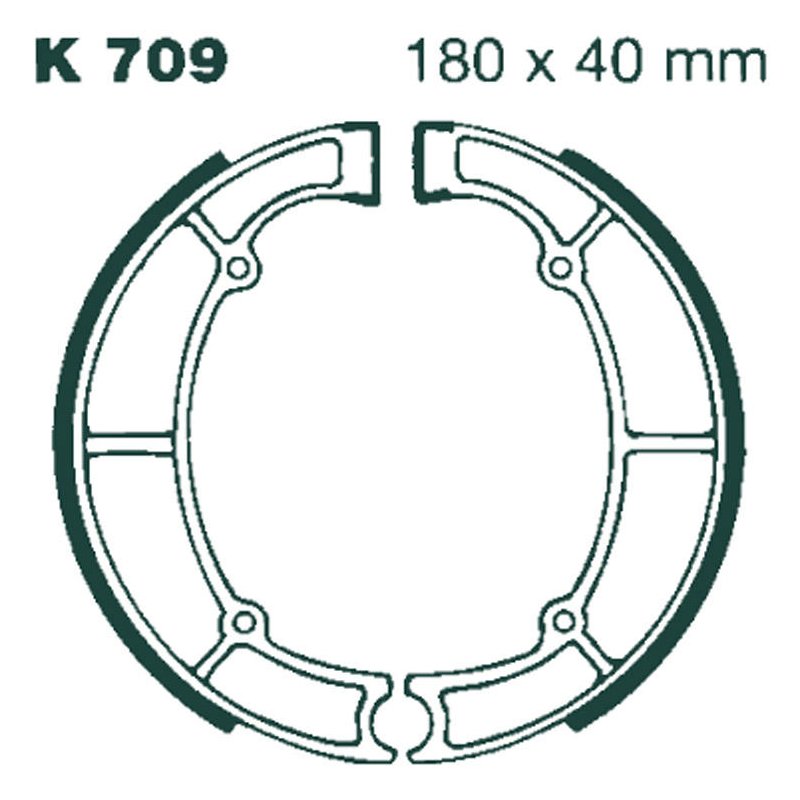 EBC Bremsbacken K709 von EBC