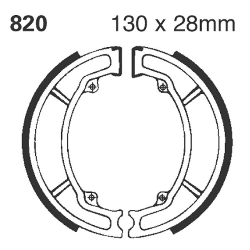 EBC Bremsbacken - Pe 820 von EBC