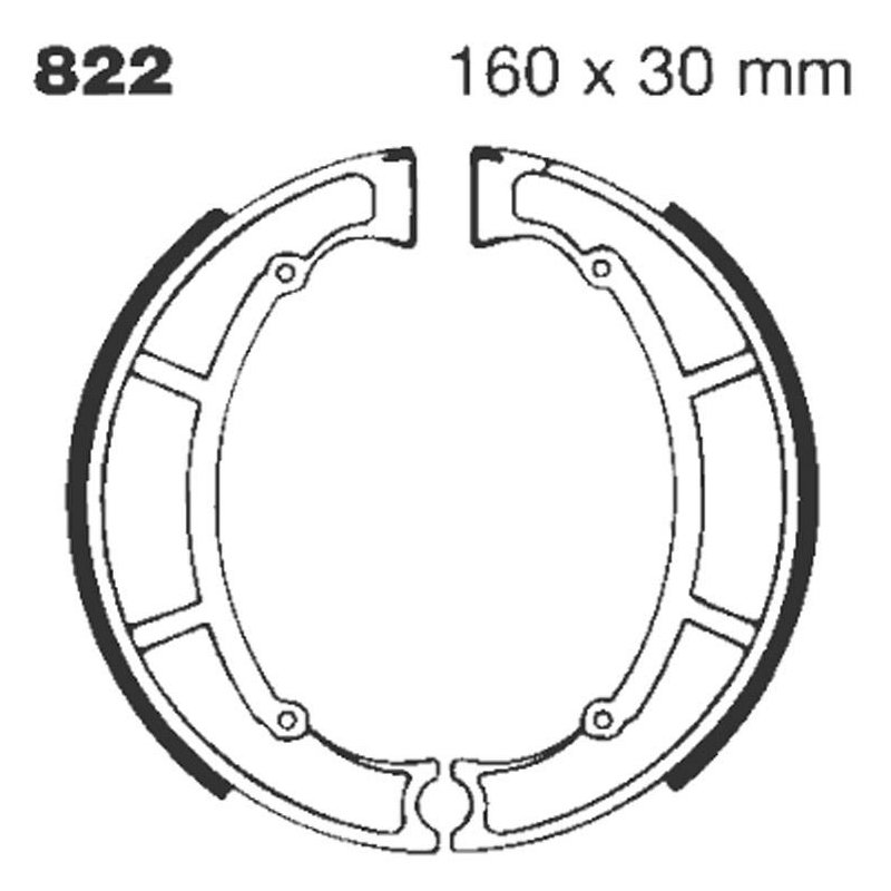 EBC Bremsbacken - Pe 822G von EBC