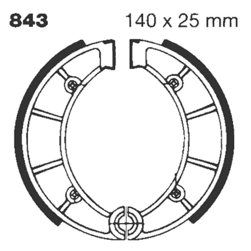 EBC Bremsbacken - Pe 843G von EBC