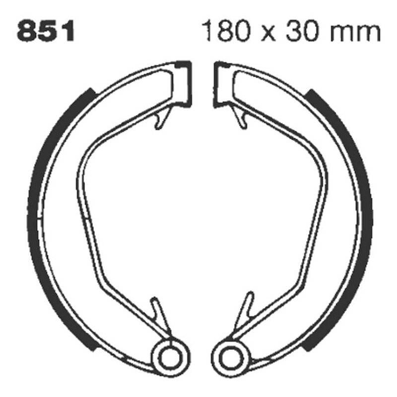 EBC Bremsbacken - Pe 851 von EBC