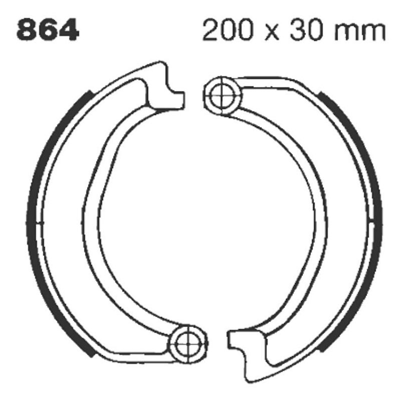 EBC Bremsbacken - Pe 864 von EBC