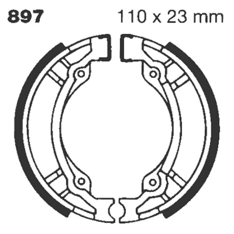 EBC Bremsbacken - Pe 897 von EBC