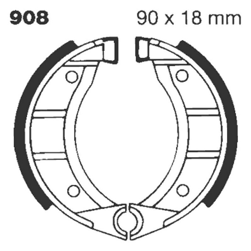 EBC Bremsbacken - Pe 908 von EBC