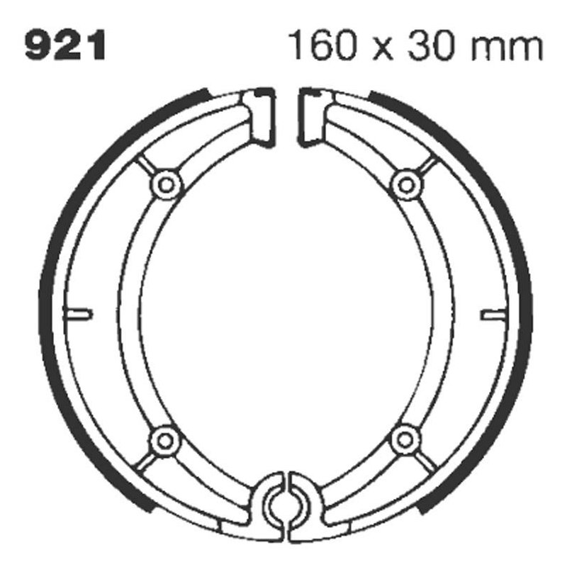 EBC Bremsbacken - Pe 921 von EBC