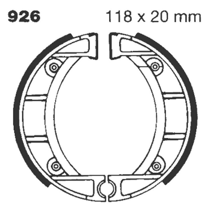 EBC Bremsbacken - Pe 926 von EBC