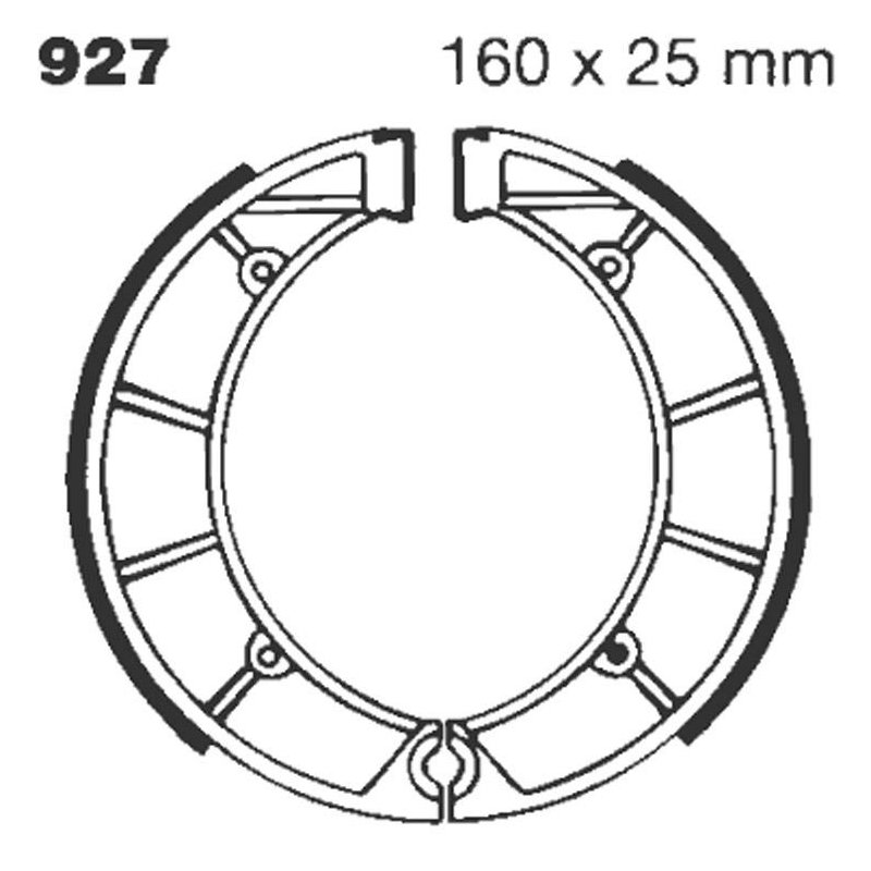 EBC Bremsbacken - Pe 927G von EBC