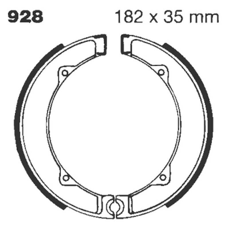 EBC Bremsbacken - Pe 928 von EBC