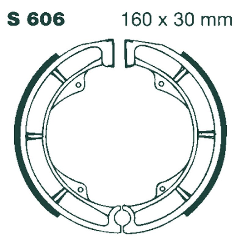 EBC Bremsbacken S606 von EBC