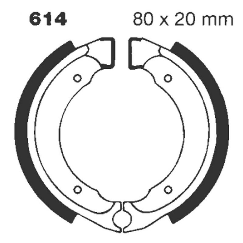 EBC Bremsbacken S614G von EBC