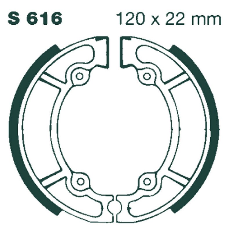 EBC Bremsbacken S616 von EBC