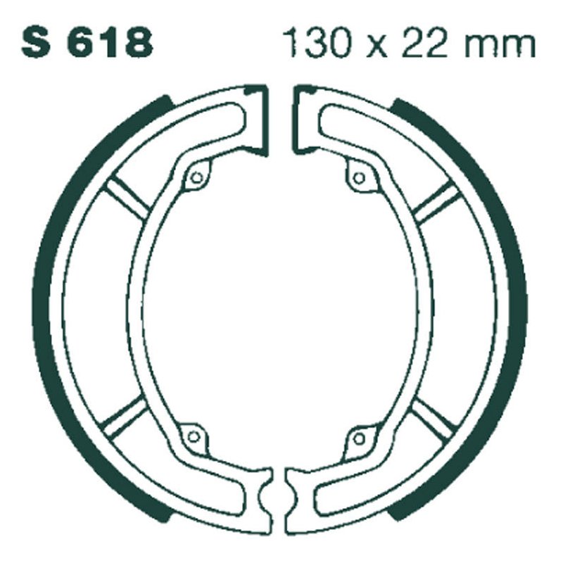 EBC Bremsbacken S618 von EBC