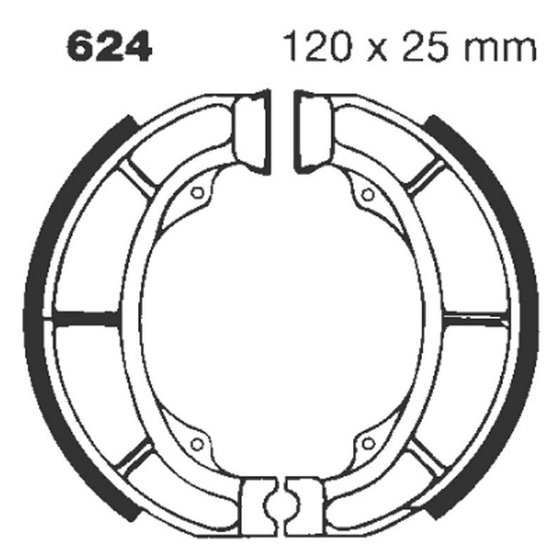 EBC Bremsbacken S624 von EBC