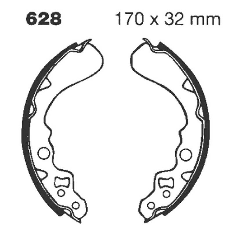 EBC Bremsbacken S628 von EBC