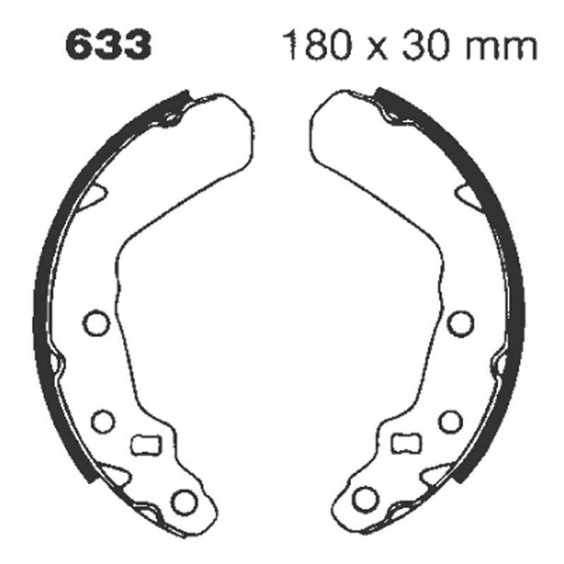 EBC Bremsbacken S633 von EBC