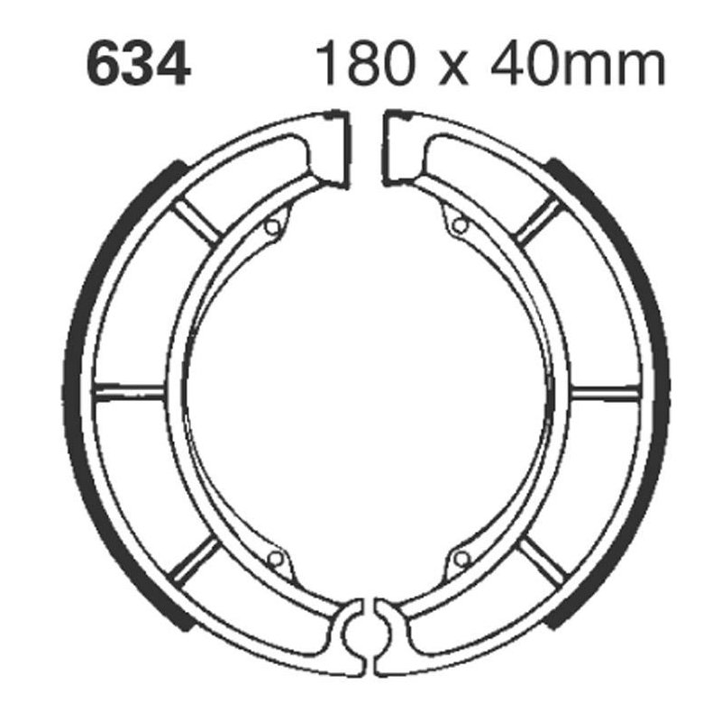 EBC Bremsbacken S634 von EBC