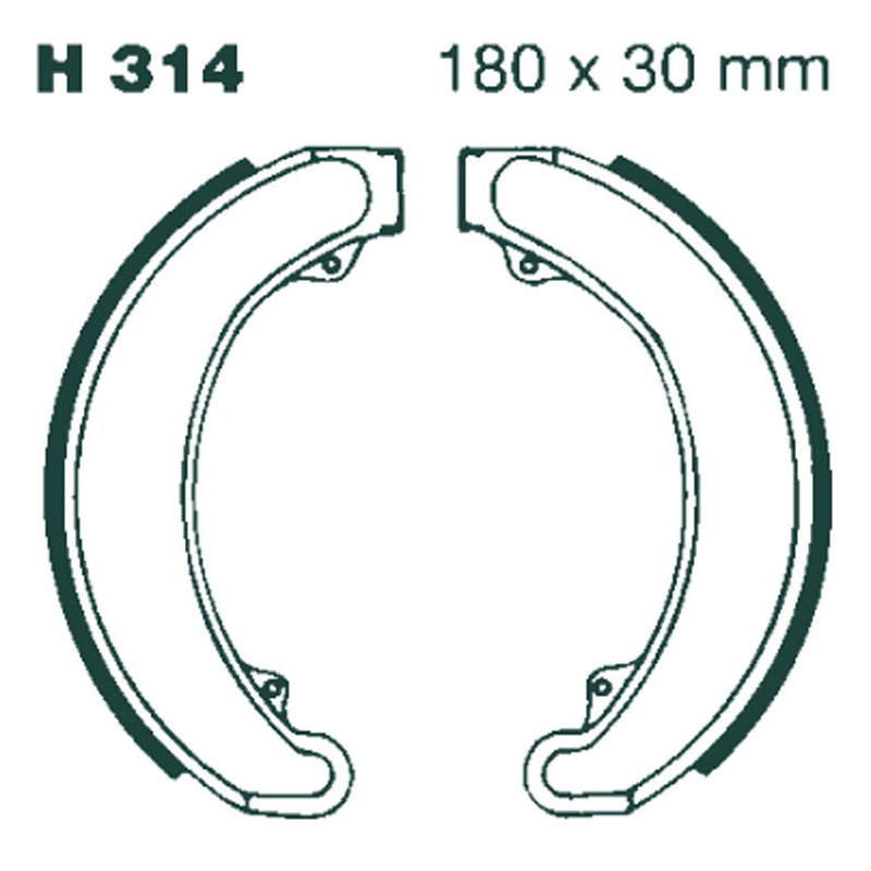 EBC Bremsbacken St 314 von EBC