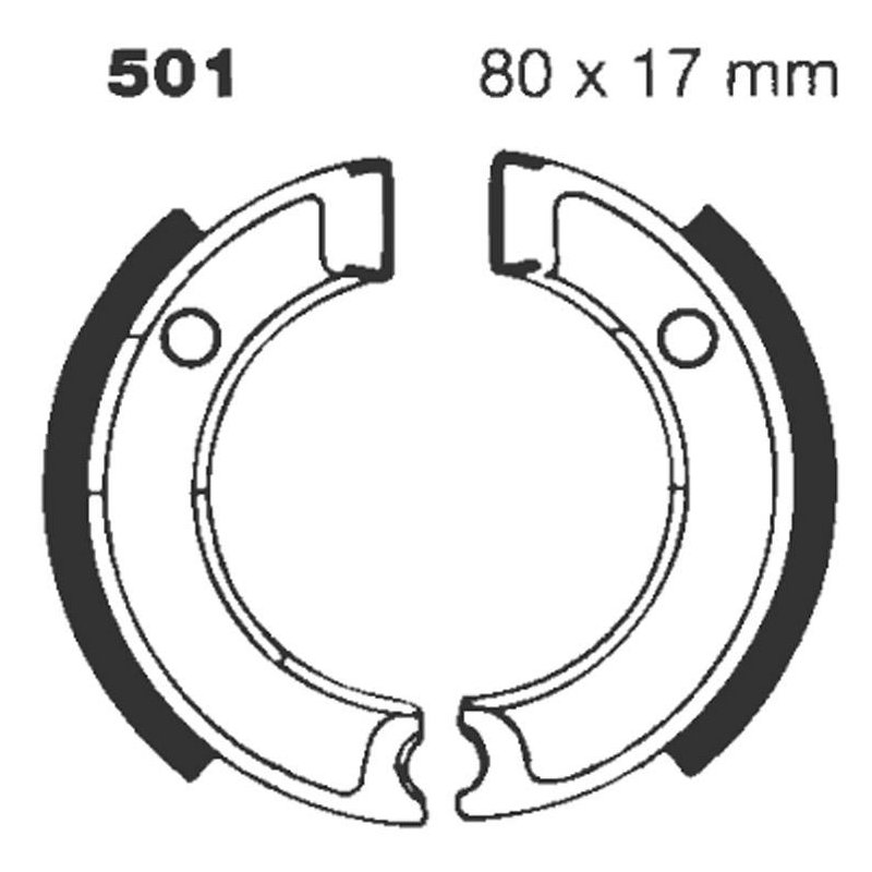 EBC Bremsbacken Y501 von EBC