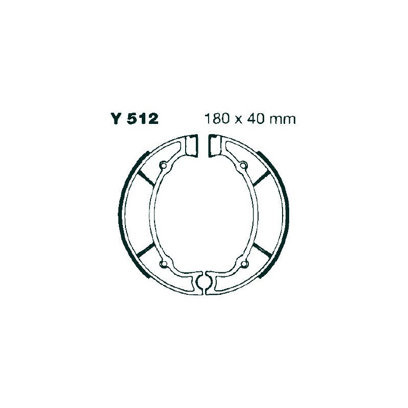 EBC Bremsbacken Y512 von EBC