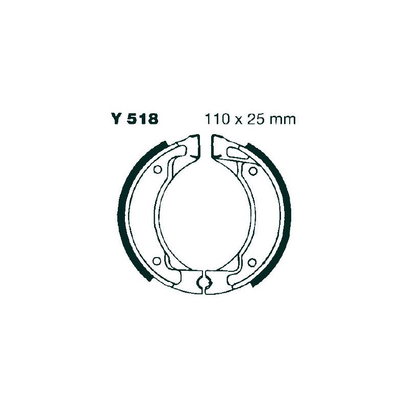 EBC Bremsbacken Y518 von EBC